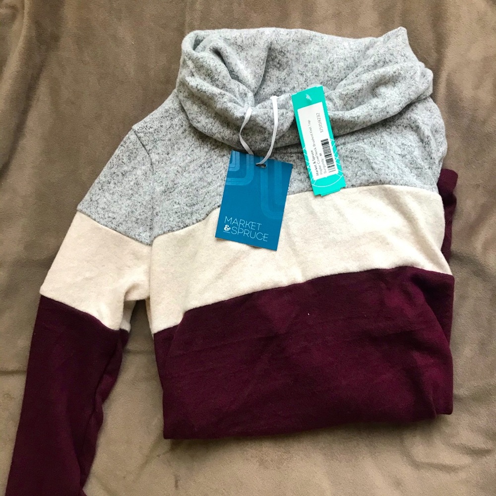 Soft Cowl Neck Sweater